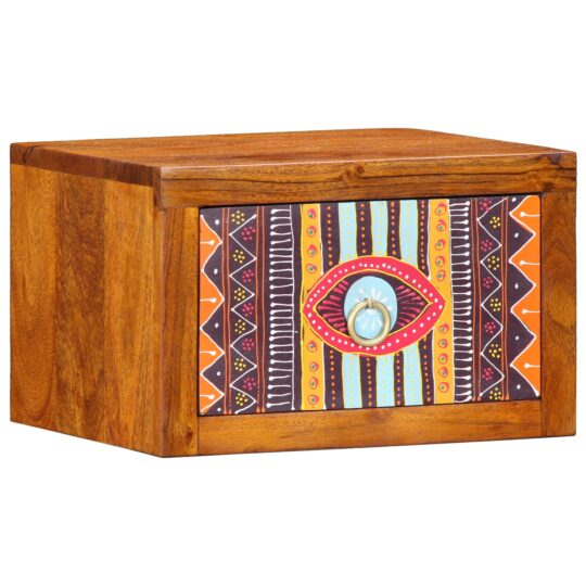 Alternative view of Dulap de noapte Maro 35 x 30 x 22 cm lemn masiv de acacia