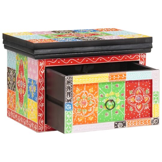 Dulap de noapte cu sertar 2 pcs Multicolour 40 x 30 x 28 cm