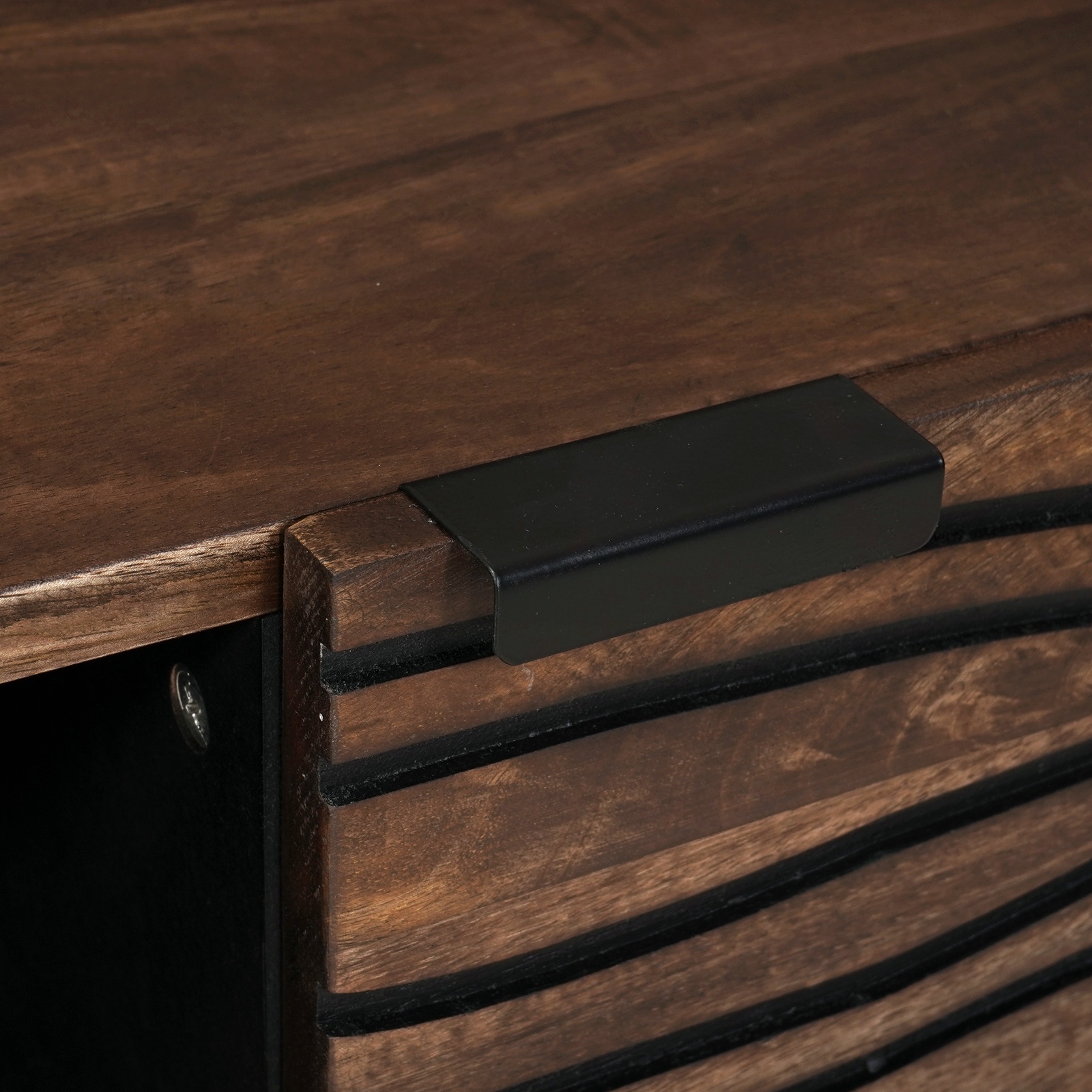 4018012 8 Masă de cafea Maro și negru 80 x 50 x 40 cm Masă de cafea Maro și negru 80 x 50 x 40 cm - imagine 8