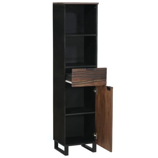 Alternative view of Dulap de Baie cu raft Maro 38 x 33 x 160 cm Lemn masiv de mango