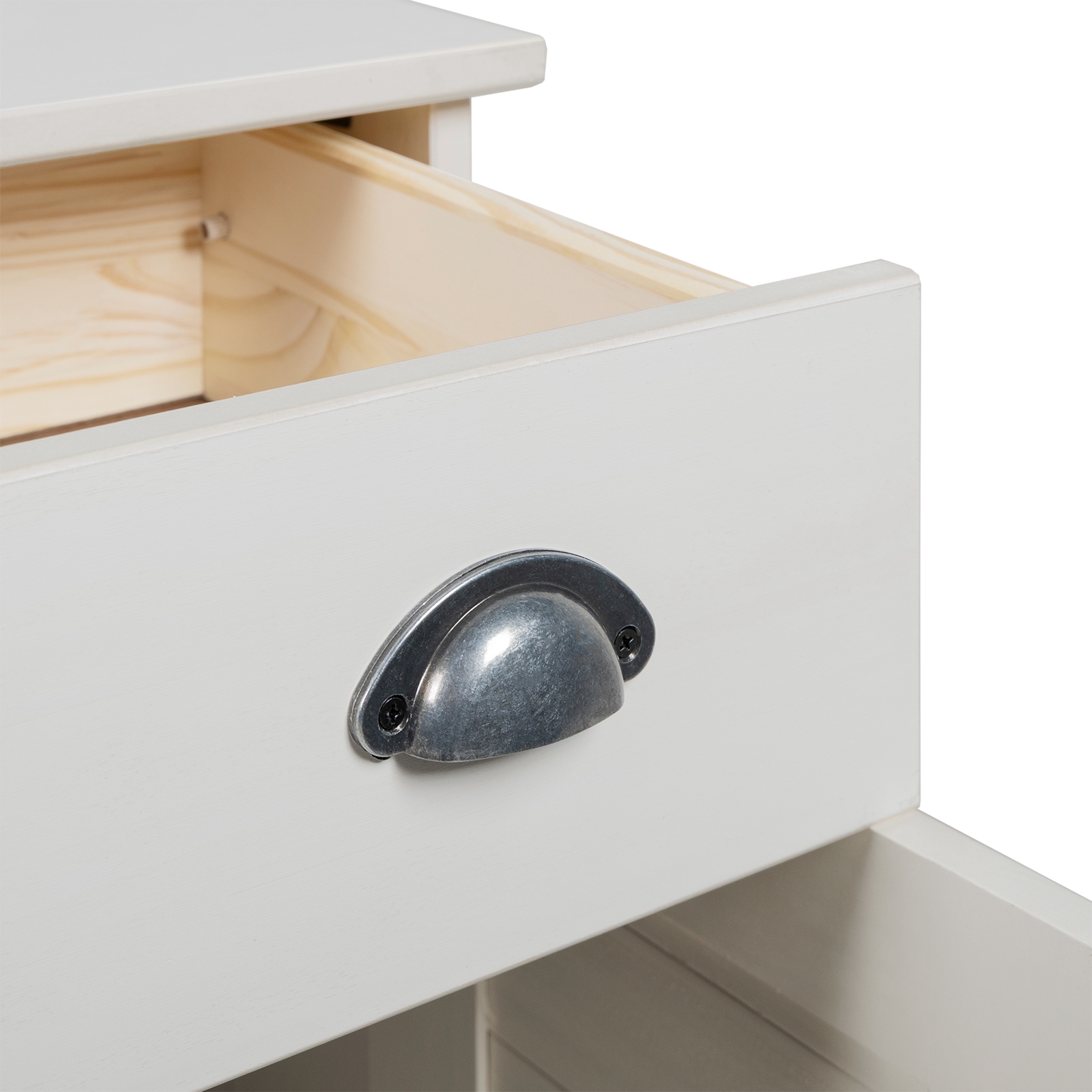 Dulap de Baie VIGO Alb 67.5 x 34 x 80 cm Lemn masiv de pin - imagine 9