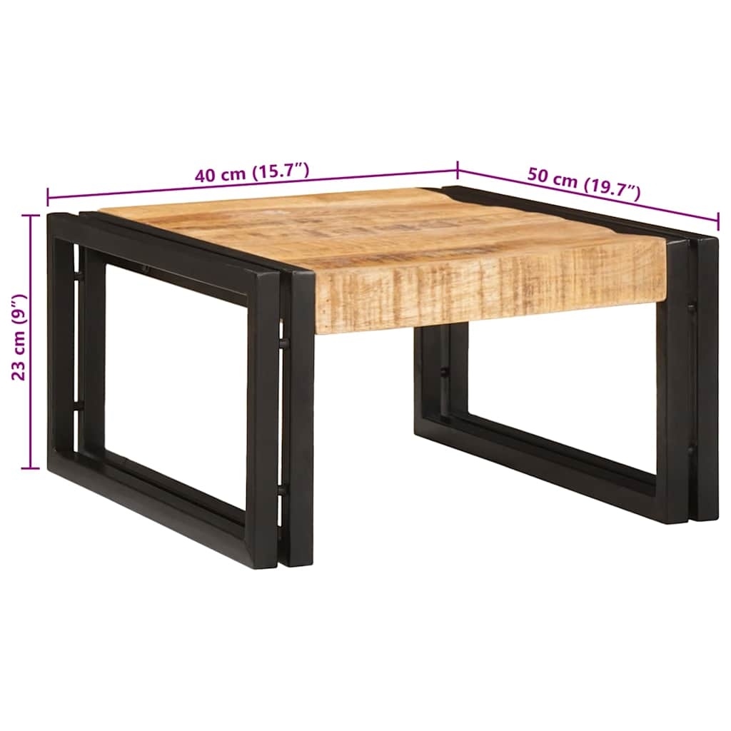 4102751 12 Raft pentru baie 40 x 50 x 23 cm Lemn masiv de mango și fier Raft pentru baie 40 x 50 x 23 cm Lemn masiv de mango și fier - imagine 12