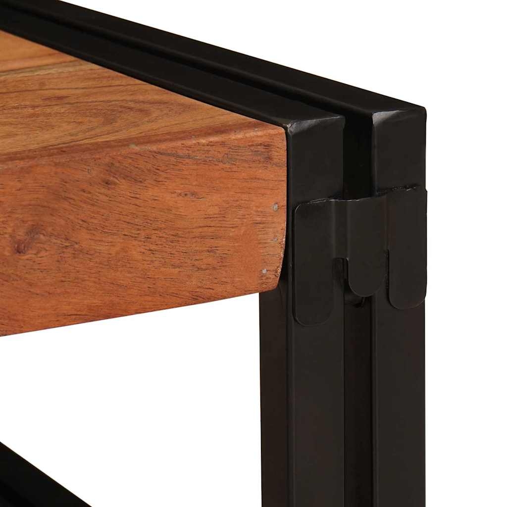 4102752 10 Raft pentru baie 40 x 50 x 23 cm Lemn masiv de mango și fier Raft pentru baie 40 x 50 x 23 cm Lemn masiv de mango și fier - imagine 10