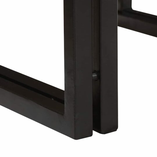 4102753 9 Raft pentru baie 60 x 50 x 23 cm Lemn masiv de mango și fier 4102753 9