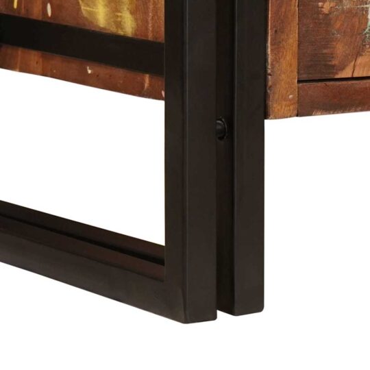 4102768 12 Dulap pentru chiuvetă de baie Lemn masiv recuperat și fier 4102768 12