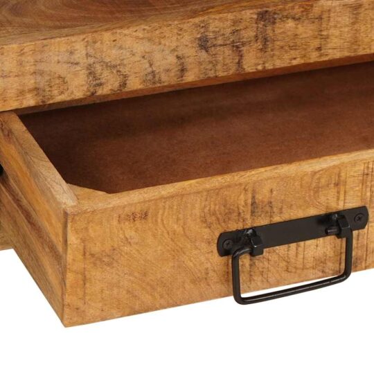 4102769 10 Dulap pentru chiuvetă de baie Lemn masiv de mango și fier 4102769 10