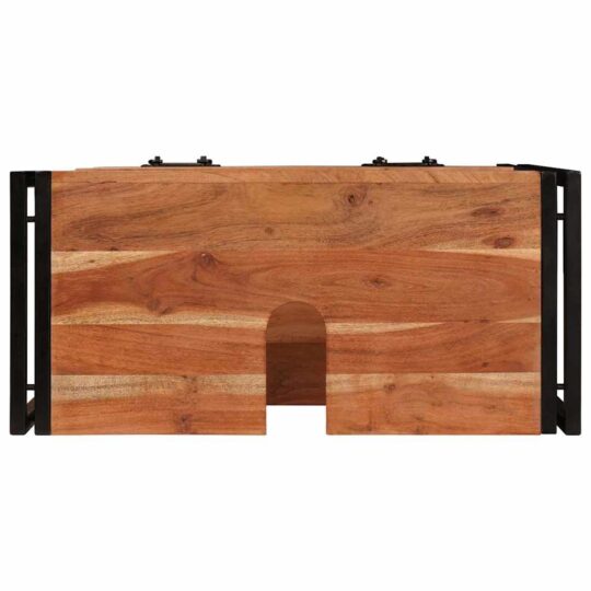 4102770 8 Dulap pentru chiuvetă de baie Lemn masiv de acacia și fier 4102770 8