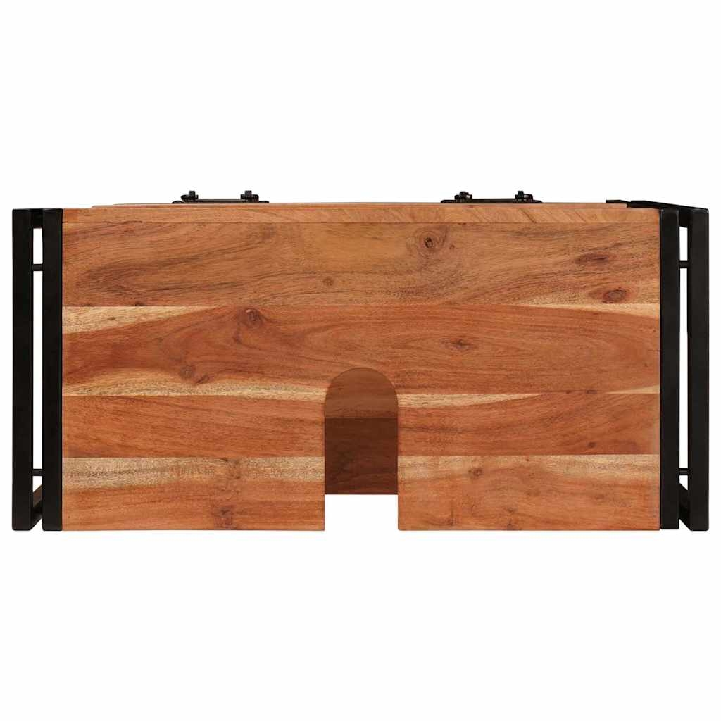 4102770 8 Dulap pentru chiuvetă de baie Lemn masiv de acacia și fier Dulap pentru chiuvetă de baie Lemn masiv de acacia și fier - imagine 8