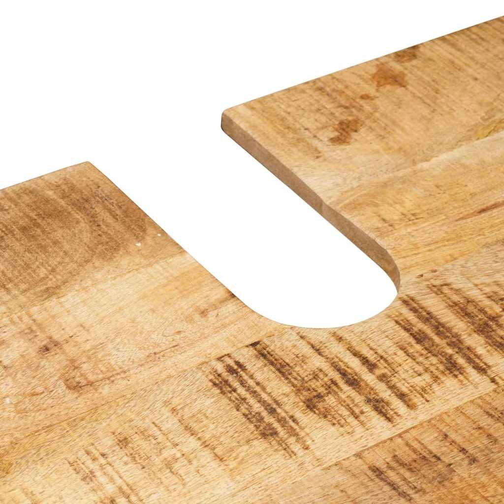 4102772 11 Dulap pentru chiuvetă de baie Lemn masiv de mango și fier Dulap pentru chiuvetă de baie Lemn masiv de mango și fier - imagine 11