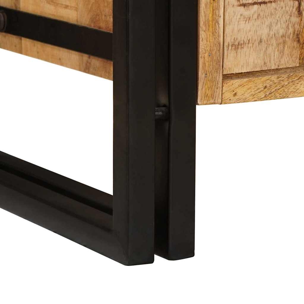 4102772 12 Dulap pentru chiuvetă de baie Lemn masiv de mango și fier Dulap pentru chiuvetă de baie Lemn masiv de mango și fier - imagine 12