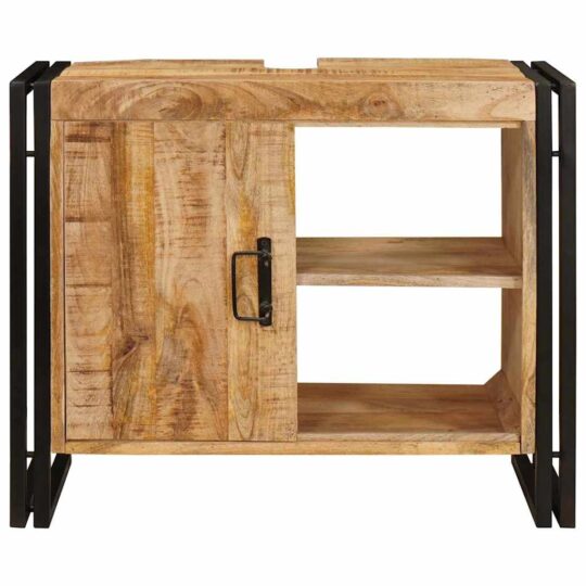4102772 5 Dulap pentru chiuvetă de baie Lemn masiv de mango și fier 4102772 5