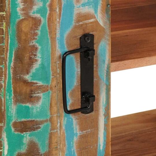 4102774 10 Dulap pentru chiuvetă de baie Lemn masiv recuperat și fier 4102774 10