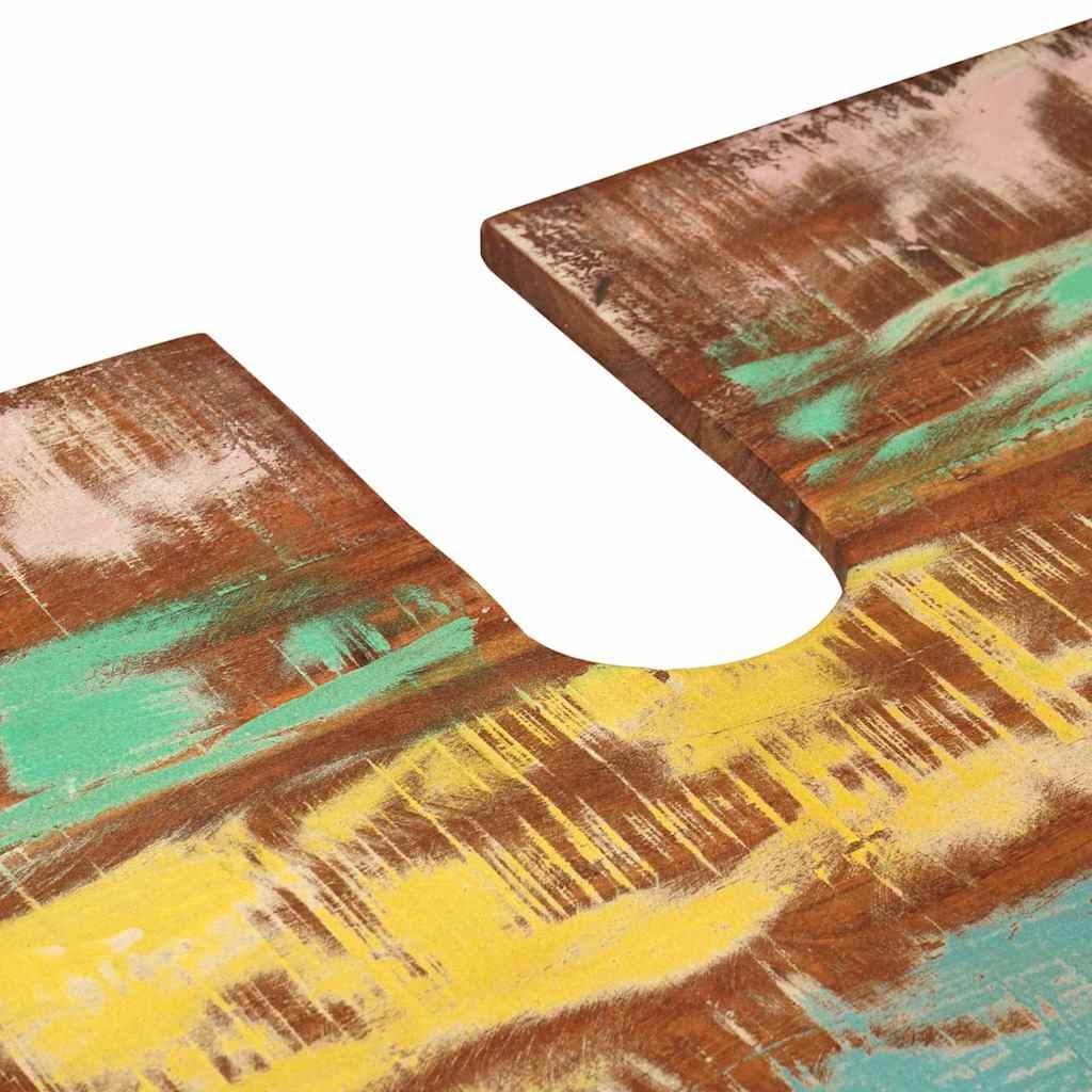 4102774 11 Dulap pentru chiuvetă de baie Lemn masiv recuperat și fier Dulap pentru chiuvetă de baie Lemn masiv recuperat și fier - imagine 11