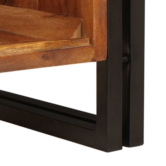 4102774 12 Dulap pentru chiuvetă de baie Lemn masiv recuperat și fier 4102774 12