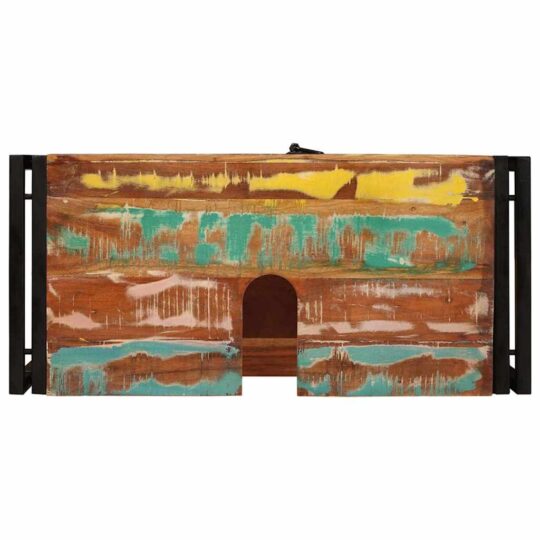 4102774 8 Dulap pentru chiuvetă de baie Lemn masiv recuperat și fier 4102774 8