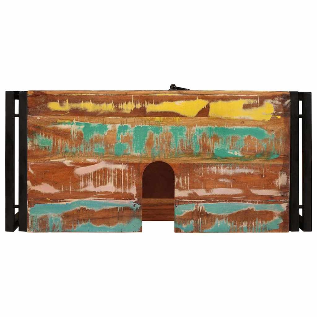 4102774 8 Dulap pentru chiuvetă de baie Lemn masiv recuperat și fier Dulap pentru chiuvetă de baie Lemn masiv recuperat și fier - imagine 8