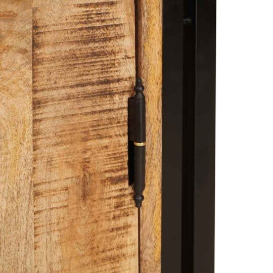 4102775 10 Dulap de noapte Maro 38 x 33 x 58 cm Lemn de mango brut 4102775 10