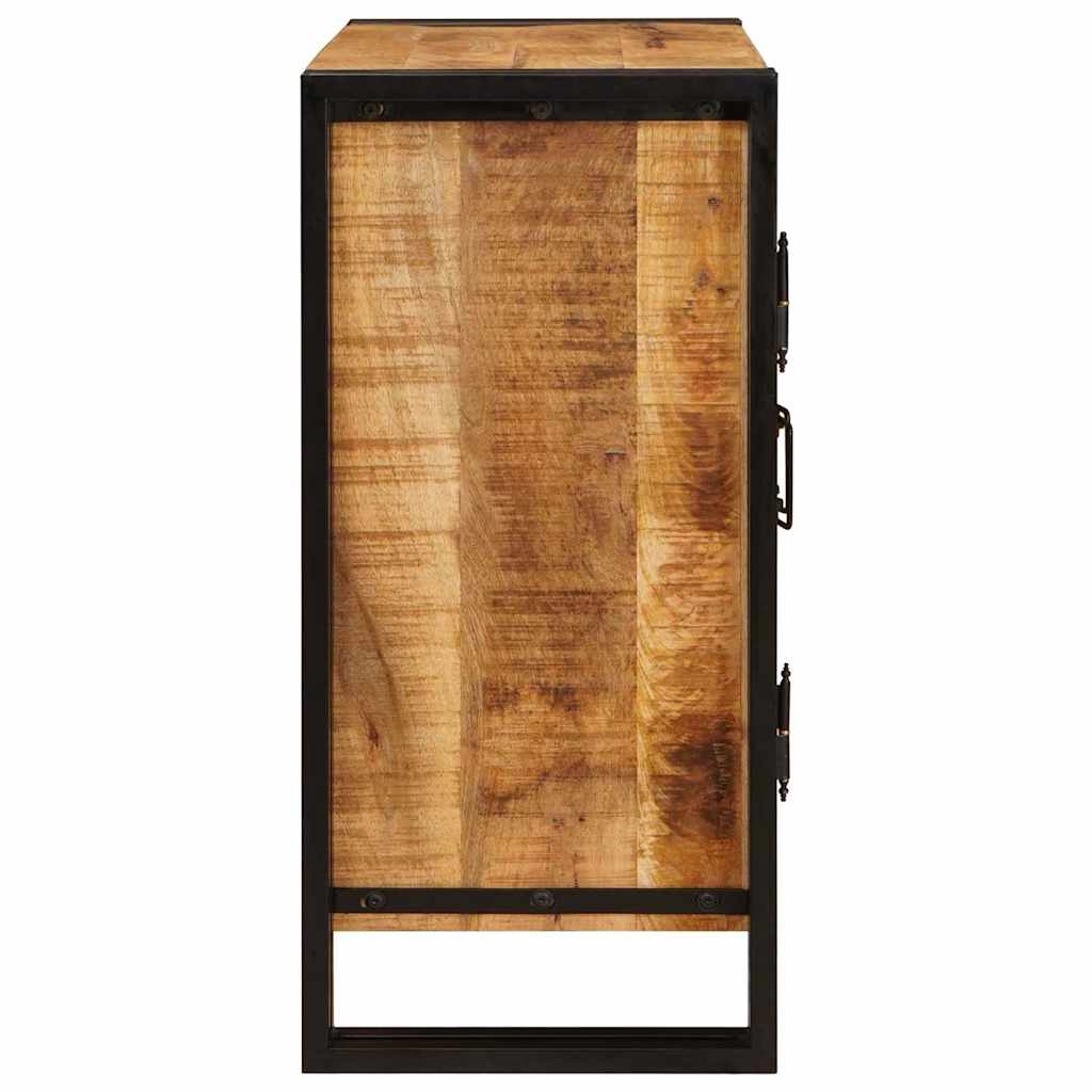 4102775 6 Dulap de noapte Maro 38 x 33 x 58 cm Lemn de mango brut Dulap de noapte Maro 38 x 33 x 58 cm Lemn de mango brut - imagine 6