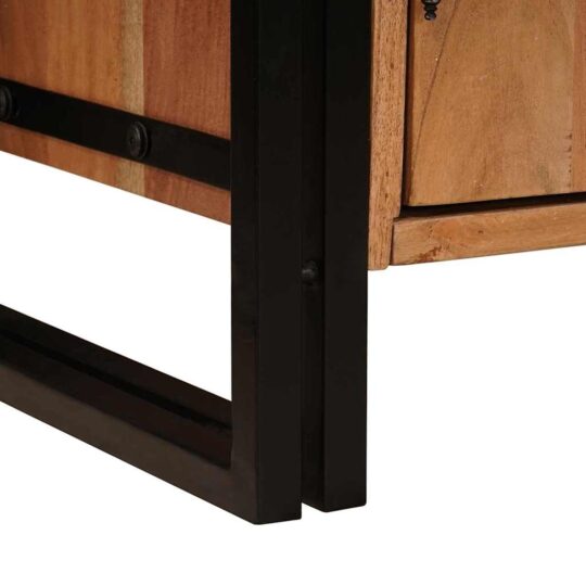 4102776 12 Dulap de noapte Maro 38 x 33 x 58 cm lemn masiv de acacia 4102776 12