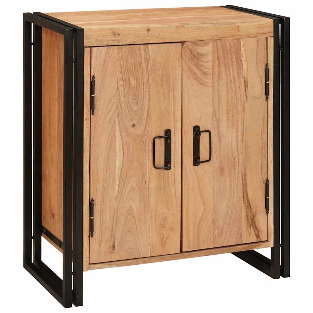 4102776 2 Dulap de noapte Maro 38 x 33 x 58 cm lemn masiv de acacia Dulap de noapte Maro 38 x 33 x 58 cm lemn masiv de acacia - imagine 2