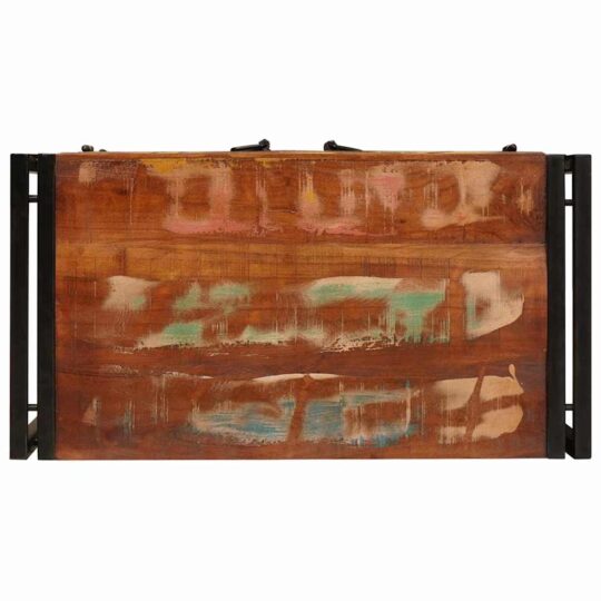 4102777 8 Dulap de noapte Multicolour 38 x 33 x 58 cm Lemn masiv reciclat 4102777 8