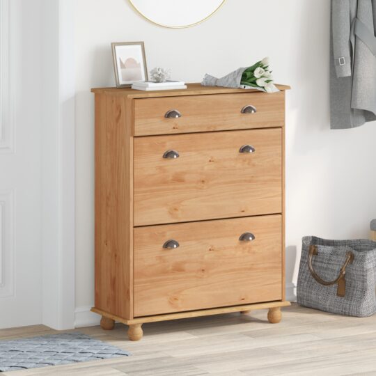 Dulap pentru pantofi cu sertar ASKIM Maro 85 x 35 x 108 cm