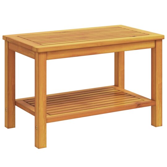 Alternative view of Masă de cafea Maro 90 x 50 x 45 cm lemn masiv de acacia