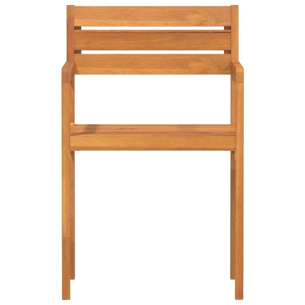 4108138 5 Scaune de grădină, 2 buc., 50x53x80 cm, lemn masiv de salcâm Scaune de grădină, 2 buc., 50x53x80 cm, lemn masiv de salcâm - imagine 5