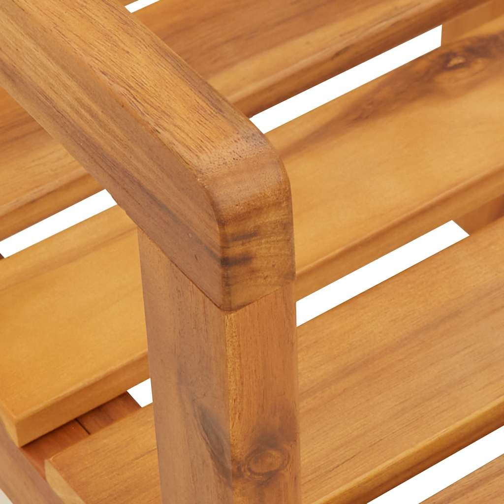 4108138 8 Scaune de grădină, 2 buc., 50x53x80 cm, lemn masiv de salcâm Scaune de grădină, 2 buc., 50x53x80 cm, lemn masiv de salcâm - imagine 8