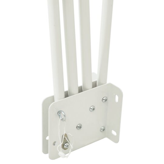 42000912 6 Ecran de intimitate pentru balcon Alb 115 x 115 cm țesătură 42000912 6