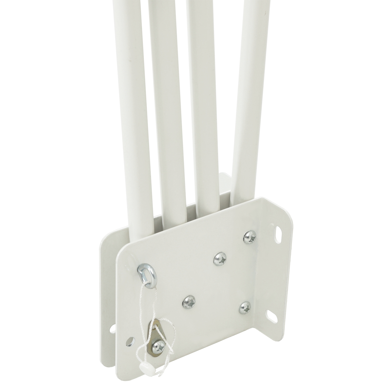 42000912 6 Ecran de intimitate pentru balcon Alb 115 x 115 cm țesătură Ecran de intimitate pentru balcon Alb 115 x 115 cm țesătură - imagine 6