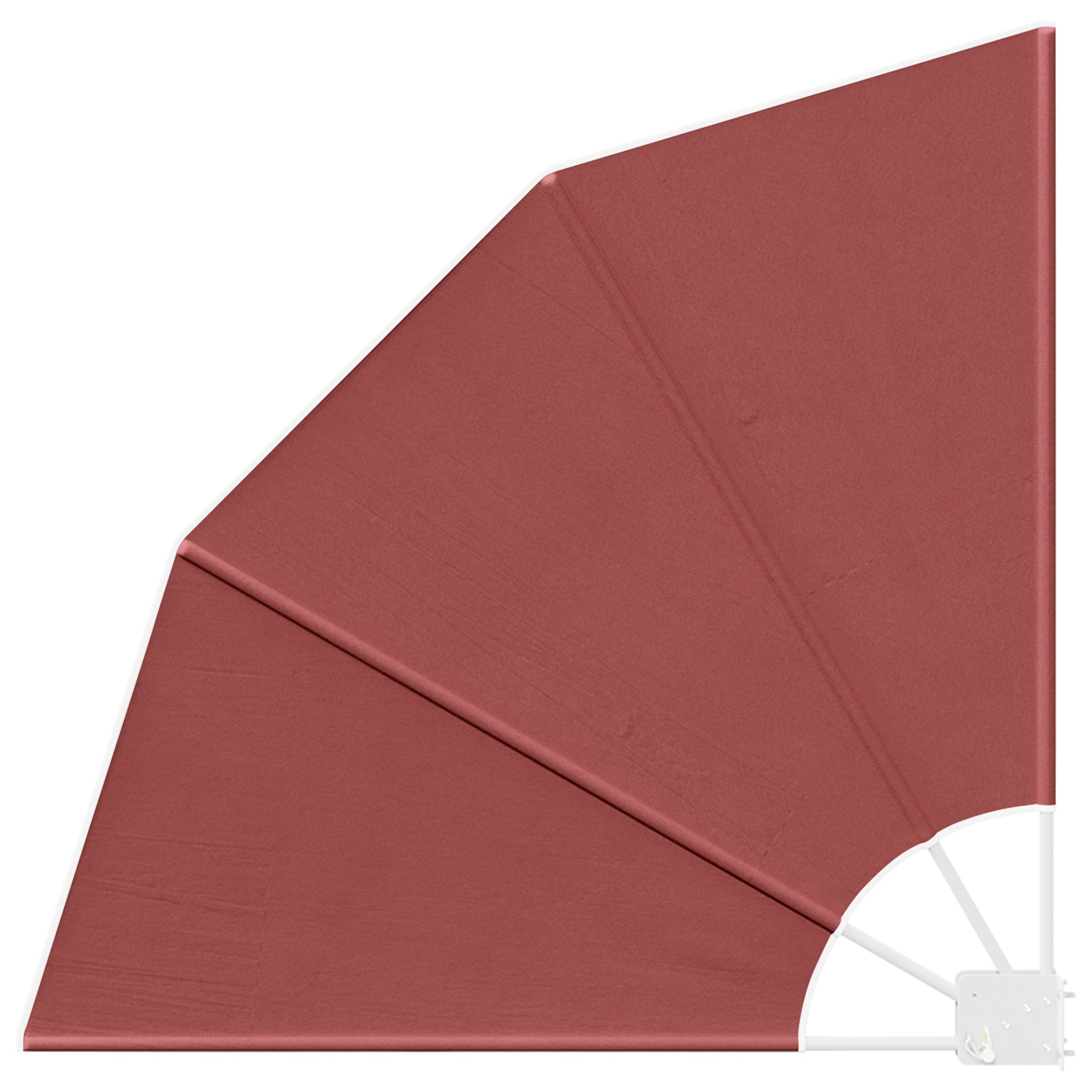 Ecran de intimitate pentru balcon Terracota 115 x 115 cm - imagine 2