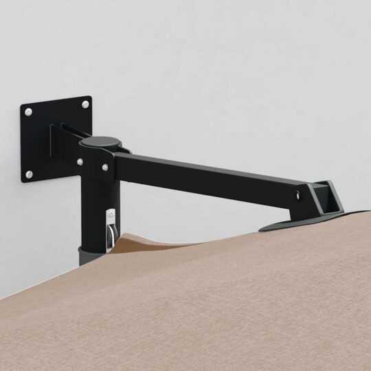 42003230 3 Umbra de patio Taupe Poliester Mare Pliabil Umbra de patio 42003230 3