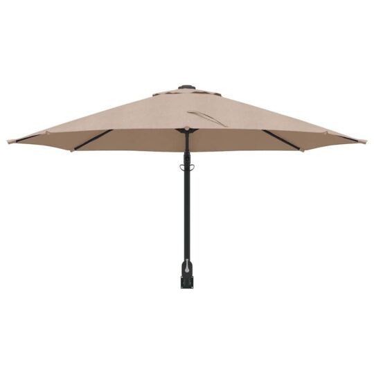 42003230 4 Umbra de patio Taupe Poliester Mare Pliabil Umbra de patio 42003230 4