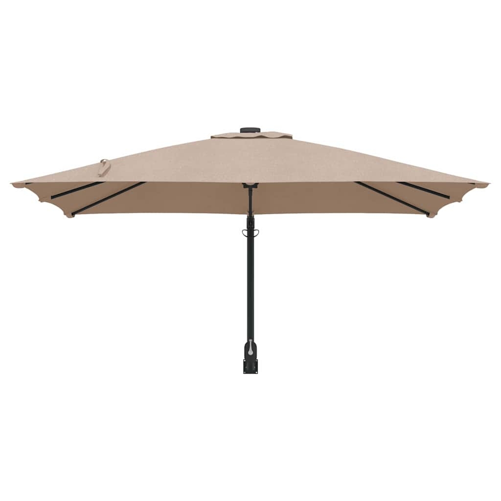 42003238 4 Umbrela de Patio Taupe Poliester Mare Pliabilă Umbrela de Patio Umbrela de Patio Taupe Poliester Mare Pliabilă Umbrela de Patio - imagine 4