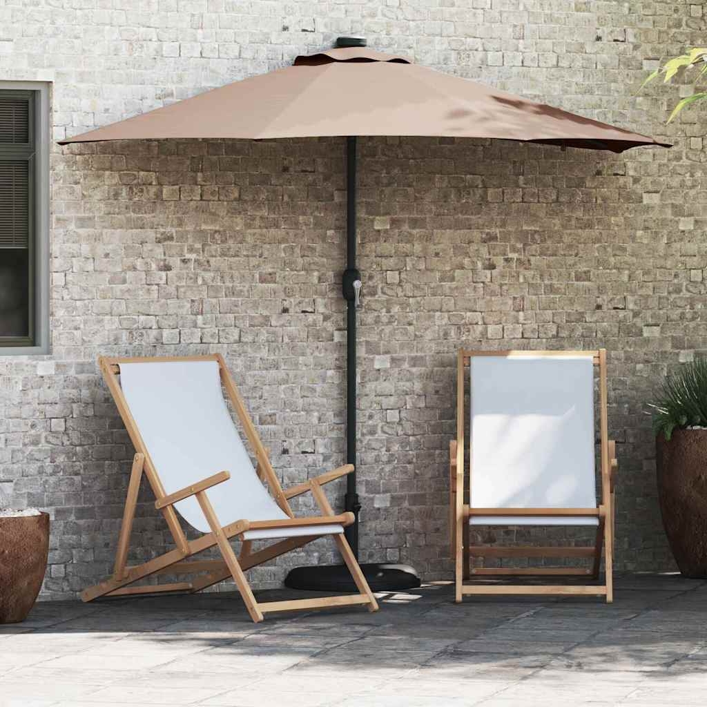 42003262 1 Parasol de Grădină Gri taupe 294 x 150 x 223 cm țesătură Parasol de Grădină Gri taupe 294 x 150 x 223 cm țesătură
