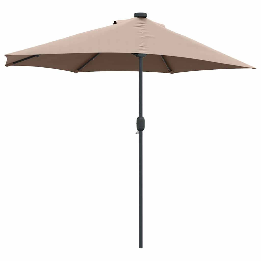 42003262 7 Parasol de Grădină Gri taupe 294 x 150 x 223 cm țesătură Parasol de Grădină Gri taupe 294 x 150 x 223 cm țesătură - imagine 7
