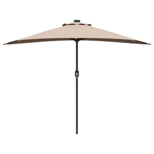 42003270 5 Parasol de Grădină Gri taupe 294 x 150 x 224 cm țesătură 42003270 5