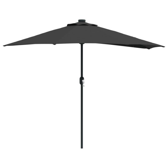Alternative view of Parasol de Grădină Negru 294 x 150 x 224 cm țesătură