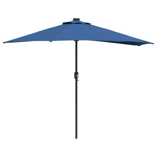 Alternative view of Parasol de Grădină Albastru azur 294 x 150 x 224 cm țesătură