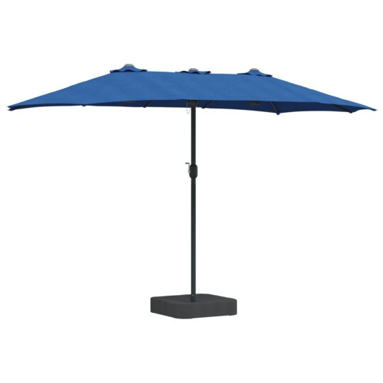 Alternative view of Parasol de Grădină albastru 385 x 209 x 244 cm țesătură