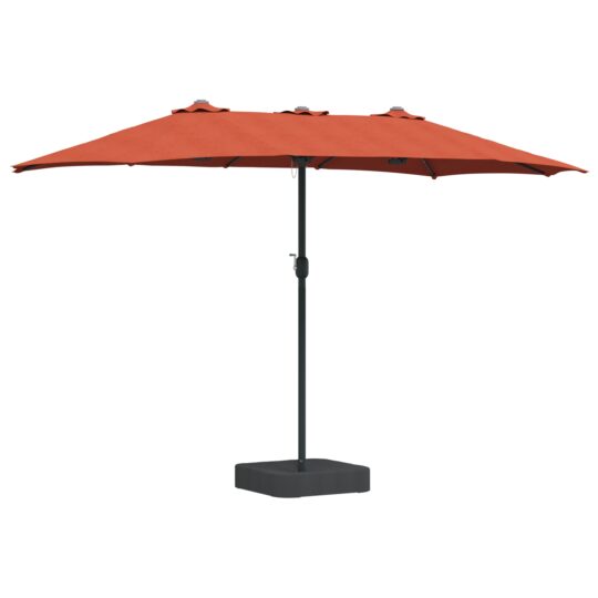 Alternative view of Parasol de Grădină Terracota 385 x 209 x 244 cm țesătură