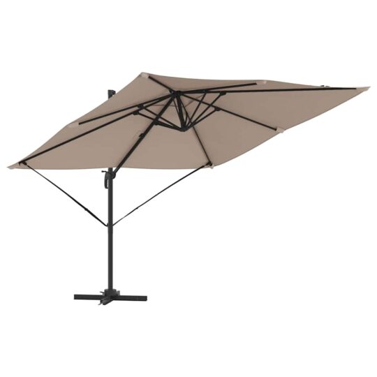 42003338 2 Parasol Roma Gri taupe mare Poliester & Oţel 42003338 2
