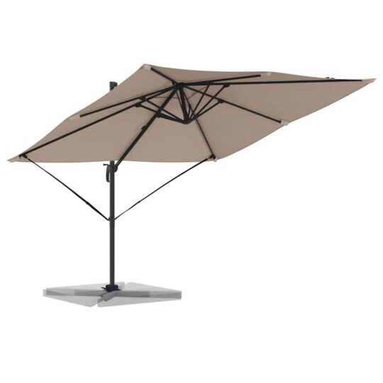 42003338 3 Parasol Roma Gri taupe mare Poliester & Oţel 42003338 3