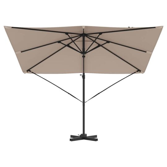 42003338 5 Parasol Roma Gri taupe mare Poliester & Oţel 42003338 5