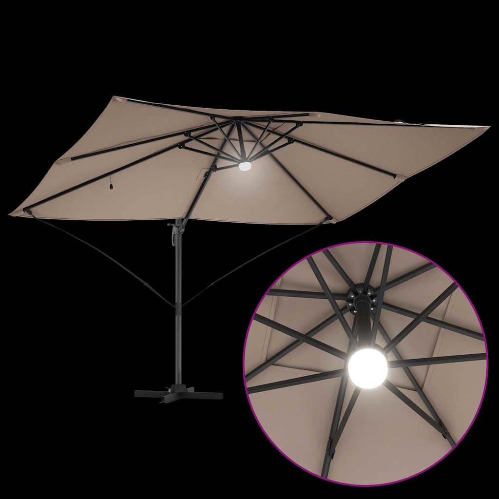 42003362 10 Umbrelă Suspendată - Taupe Taupe Țesătură Mare Umbrelă Suspendată - Taupe Taupe Țesătură Mare - imagine 10