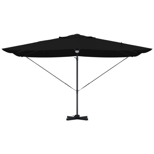 42003363 5 Parasol Roma cu Picior Încărcat Negru și negru 42003363 5