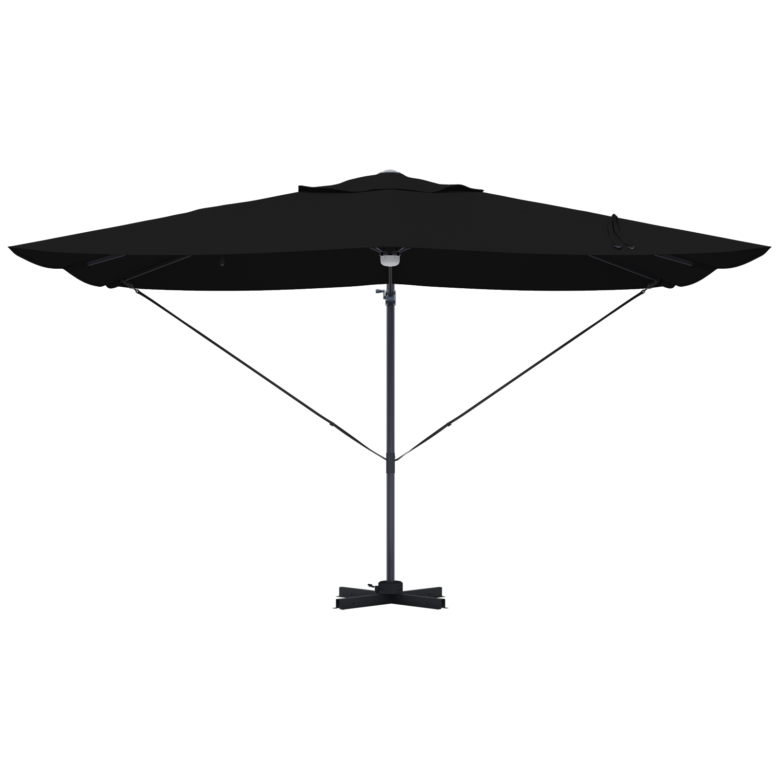 42003363 5 Parasol Roma cu Picior Încărcat Negru și negru Parasol Roma cu Picior Încărcat Negru și negru - imagine 5