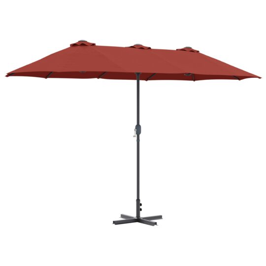 Alternative view of Parasol de Grădină Terracota 370 x 197 x 239 cm