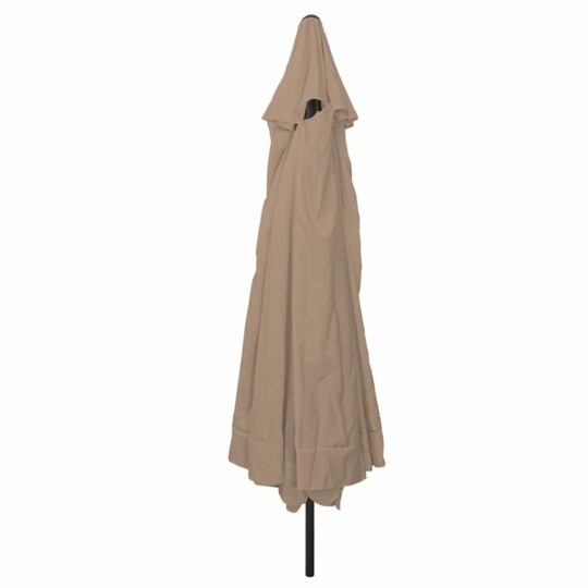 42003639 2 Umbrelă de grădină, ø395x245 cm, taupe 42003639 2
